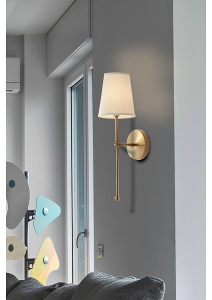 Altın tonlu modern açık kapaklı pil abajur, şık ve kullanışlı, metal materyal, GU10 duy tipi modelleri