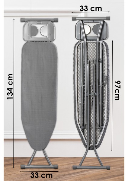 Alsu Lux Orta Boy Ütü Masası 33*97 cm