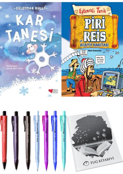 Piri Reis ve Acayip Haritası ve Kar Tanesi 2li Set