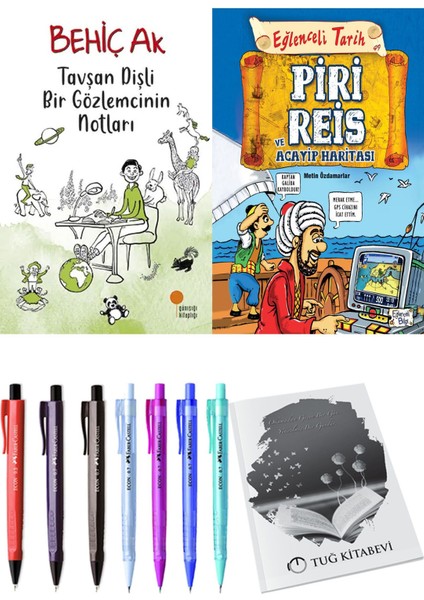 Piri Reis ve Acayip Haritası ve Tavşan Dişli Bir Gözlemcinin Notları 2li Set