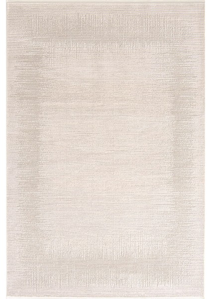 Crystal Koleksiyonu Akrilik Saçaklı Halı 8307 Bej