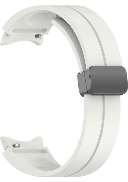 Galaxy Watch 4 44MM Kordon Metal Tokalı Esnek Silikon KRD84