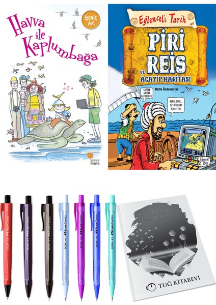 Piri Reis ve Acayip Haritası ve Havva Ile Kaplumbağa 2li Set
