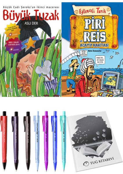 Piri Reis ve Acayip Haritası ve Büyük Tuzak 2li Set