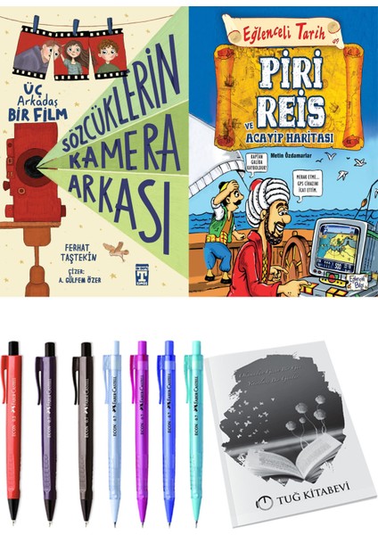 Piri Reis ve Acayip Haritası ve Sözcüklerin Kamera Arkası 2li Set
