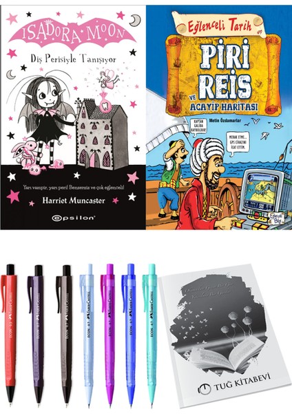 Piri Reis ve Acayip Haritası ve Isadora Moon 13 Diş Perisiyle Tanışıyor 2li Set