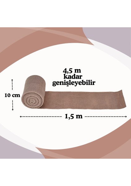 Elastik Bandaj 10CM Yüksek Kalite Süper Tıbbi Elastik Bandaj