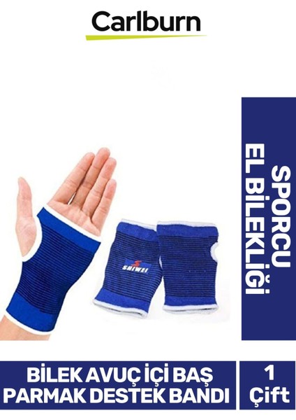 Özel Üretim Elastik Bilek Avuç Içi Baş Parmak Destek Bandı Sporcu El Bilekliği