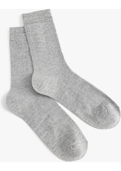 Soket Çorap Pamuk Karışımlı
