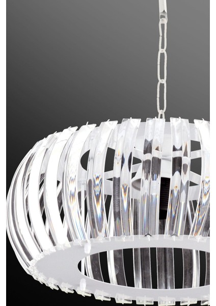 Venüs Beyaz 22 cm T.tesisatlı Kristal Taşlı Avize modelleri