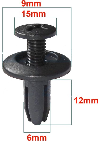 Döşeme Klipsi Davlumbaz Klipsi Toyota Davlumbaz Klipsi Gri 10 Adet 7002B 90467-06017
