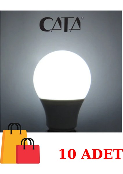 CT-4277 9WATT LED Tasarruflu Ampul Beyaz 10 Adet