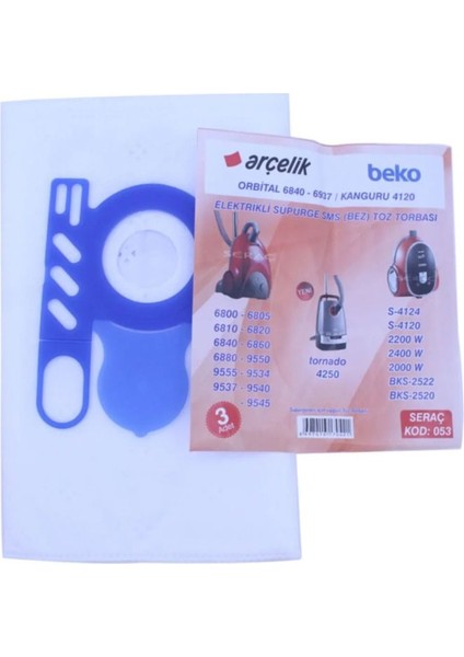 Tekno Trust Elektrikli Süpürge Torbası