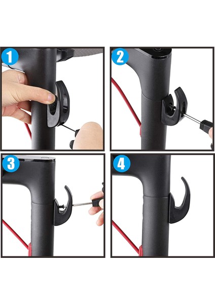 Scooter Elektrikli Bisikletler Için Çok Fonksiyonlu Yük Eşya Taşıma Aparatı TUTACAK-AL4786 modelleri