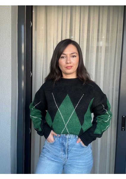 Baklava Desenli Kazak