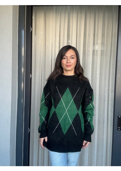 Baklava Desenli Kazak indirimleri