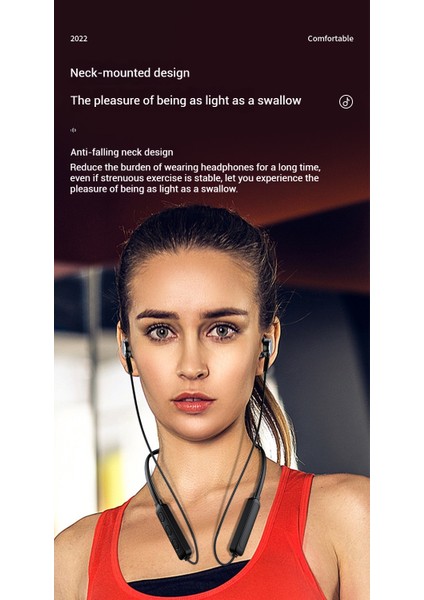 Kablosuz Bluetooth Kulaklıklar Spor Kulak Içi Boyun Askılı Kulaklıklar (Yurt Dışından) fırsatları
