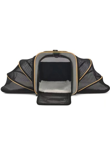 3'ü 1 Arada Büyük Kapasiteli Kedi ve Köpek Çantası Genişletilebilir Evcil Hayvan Çantası (Yurt Dışından)