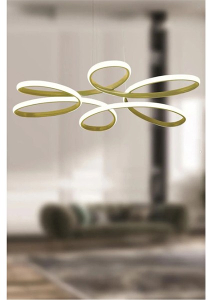 Papatya Model Sarkıt Modern LED Beyaz Işık Ultra Power LED Avize Salon Mutfak Oda Hol Ledli Avize