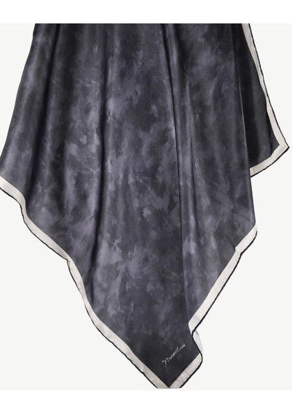 Simli Rayon Eşarp Lacivert