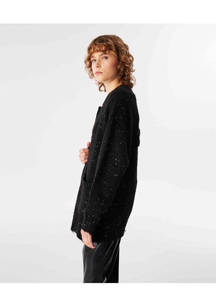 Payet Işlemeli Bomber Hırka TW6240050199001
