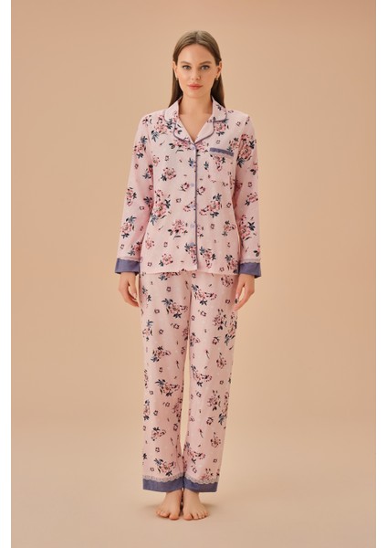 Emily Gömlek Yaka Pijama Takımı