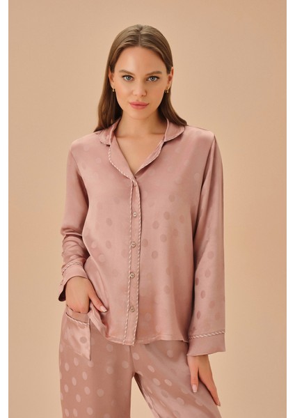 Pointy Gömlek Yaka Pijama Takımı modelleri