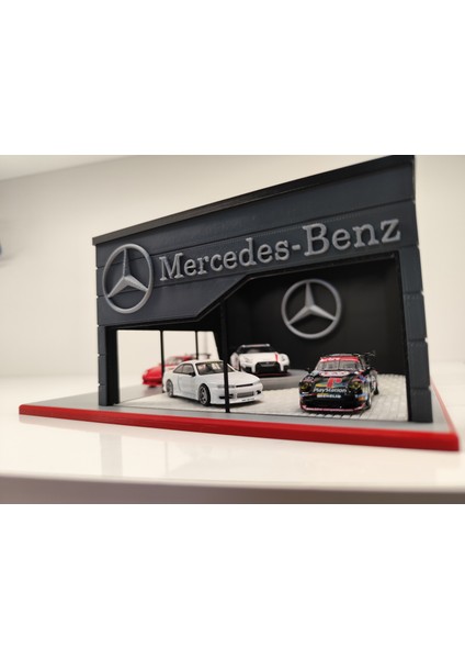 Mercedes Diecast Showroom Garaj Diorama 1:64 Ölçek fiyatları