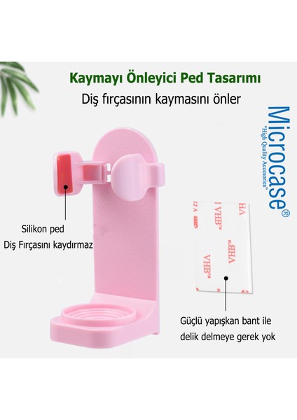 Yapışkanlı Duvara Monte Şarjlı Diş Fırçası Tutucu Stand- AL4802 fırsatları