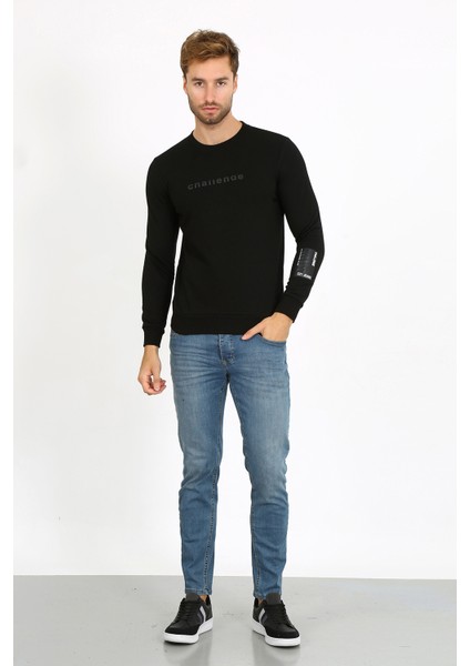 5259-2 Premium Üç Iplik Yarım Fermuarlı Relax Fit Sweatshırt modelleri