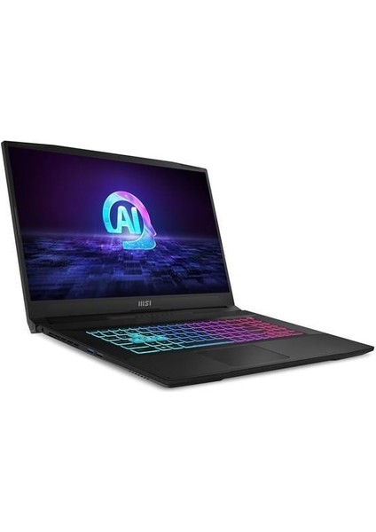 Msı 17.3" Katana A17 Aı B8VE-854XTR Ryzen 7 8845HS-64GB Ddr5 Ram-6gb RTX4050-512GB Nmve-Fdos