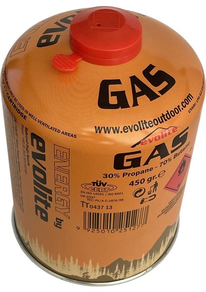 Evolite Butane Propane Vidalı 450 Gr. Ocak Kartuşu - 4 Adet indirimleri