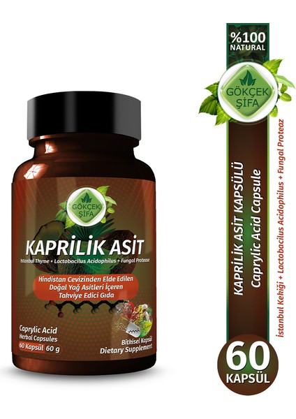 Kaprilik Asit Kapsül (CAPRYLİC ACİD CAPSULE)