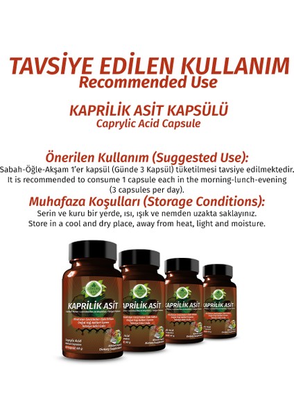 Kaprilik Asit Kapsül (CAPRYLİC ACİD CAPSULE)