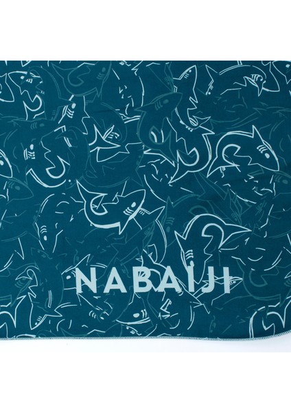 Nabaiji Mikrofiber Havlu - L - Baskılı - 80 x 130 cm fırsatları
