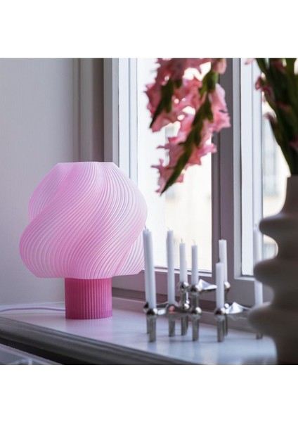 Modern Pembe Abajur