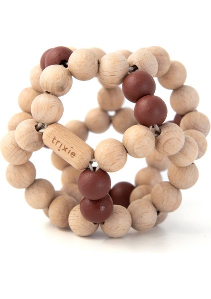 Rust - Wooden Beads Ball - Ahşap Top
