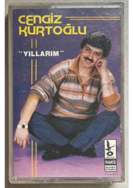 Cengiz Kurtoğlu Yıllarım Kaset (Orjnal 1987 Dönem Kağıt Baskı Kaset)