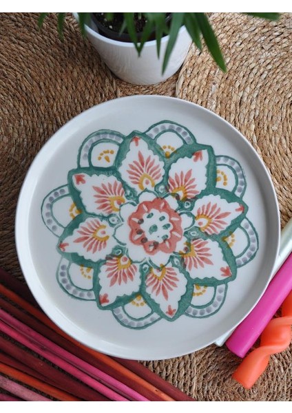 Boho Chic 6lı Pasta Seti- 19 Cm.