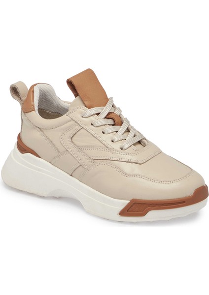Bej Deri Kadın Sneaker - K23S1AY66901-A25