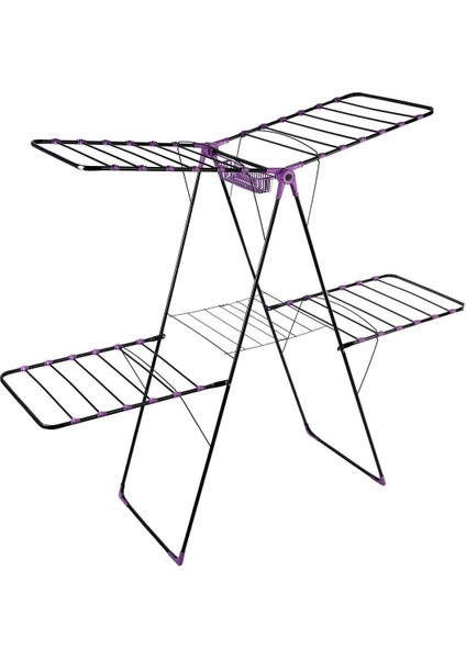 Çamaşır Kurutmalık Askısı Borulu Model 233 Mor