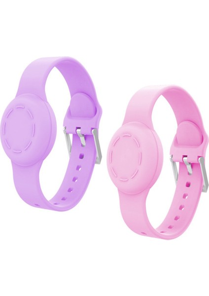 Çocuklar Için Hava Etiketli Bileklik Için Su Geçirmez, Çocuklar Için Hava Etiketli Gizli Bileklik Için Silikon, Saat Bandı Için (B) (Yurt Dışından)