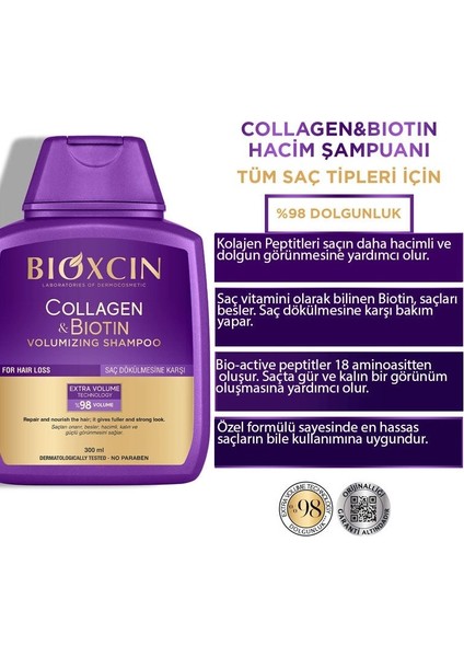 Collagen & Biotin Hacim Şampuan 3 Al 2 Öde 3 x 300 ml fiyatları
