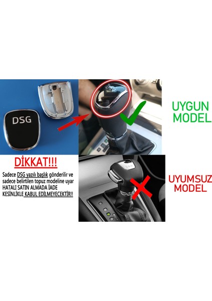 Skoda Otomatik Vites Topuzu Başlığı Superb Octavia Fabia Scala