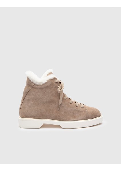 Lemos Hakiki Süet Deri Kadın Vizon Bot modelleri