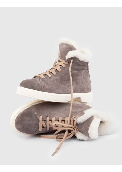 Lemos Hakiki Süet Deri Kadın Gri Bot fiyatları