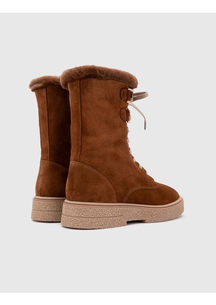 Bafut Hakiki Süet Deri Kadın Taba Bot fırsatları