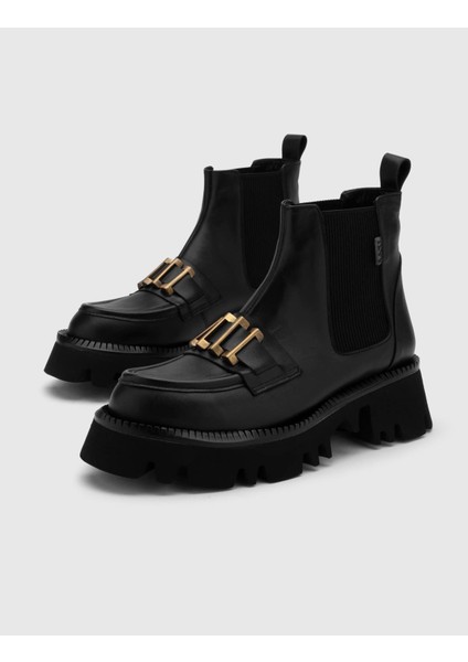 Tasya Hakiki Deri Kadın Siyah Bot fırsatları