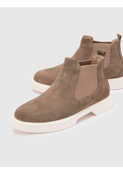 Anneka Hakiki Süet Deri Kadın Vizon Bot fiyatları