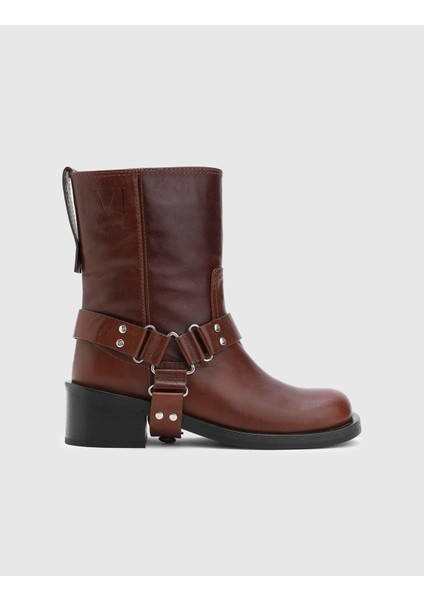 Matthew Hakiki Deri Kadın Kahverengi Bot modelleri